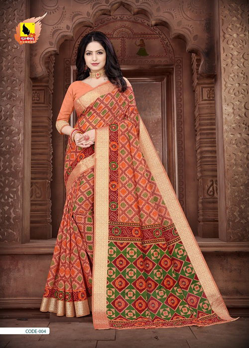 Crystal 8 Fancy Ethnic Wear Cotton Printed Saree Collection